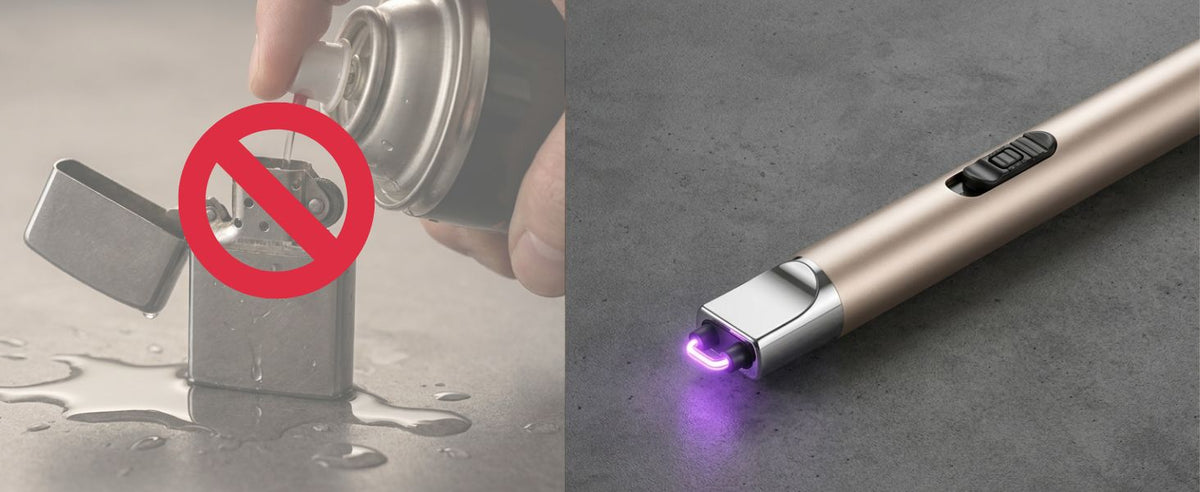 REIDEA VS Zippo Style Kerosene Lighter
